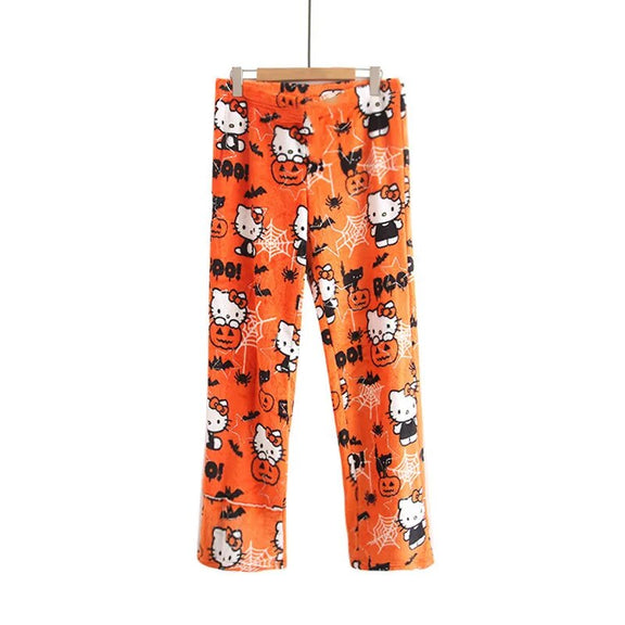 Hello Kitty Halloween Pajama Pants Juneptune