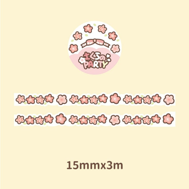 Pink Cherry Blossom Washi Tape - Juneptune
