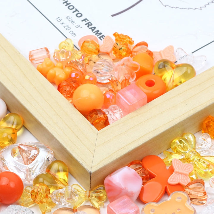 Colorful Kawaii Mix DIY Crafting Beads - Juneptune