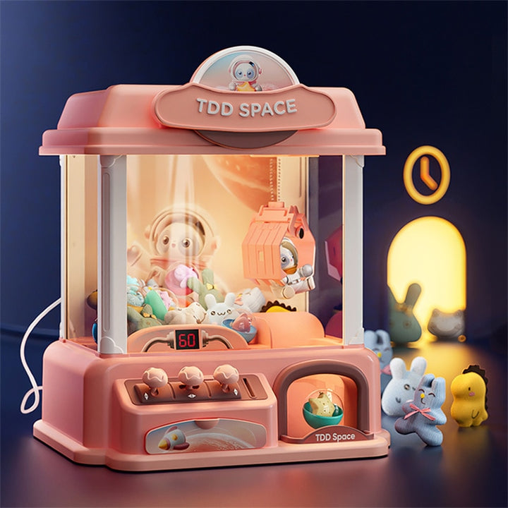 Claw Catcher Doll Machine: Interactive Coin-Operated Toy - Juneptune