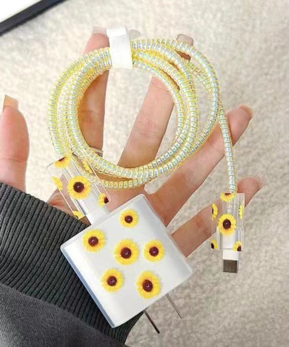 Cute Colorful Cable Protector For iPhone - Juneptune