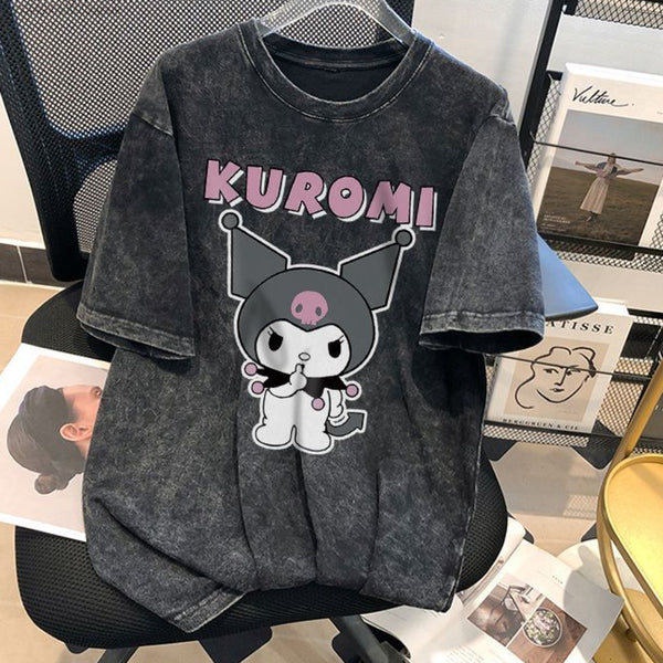 Sanrio Kuromi Short Sleeve T-Shirt - Juneptune