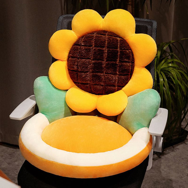 Flower Shaped Soft Plush Pillow Cushion - Juneptune