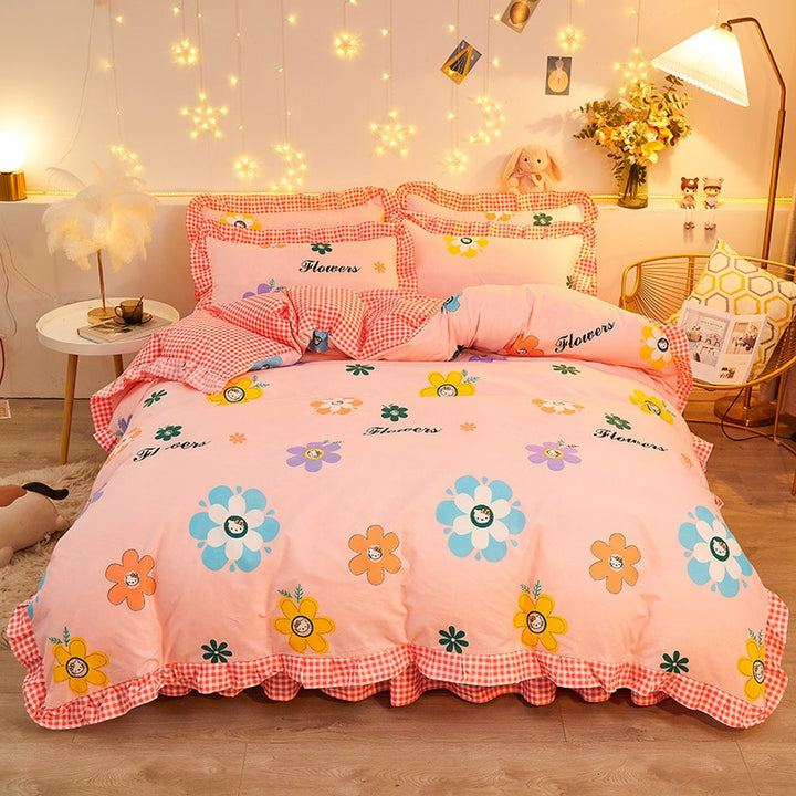 Aesthetic Colorful Bedding Set - Juneptune