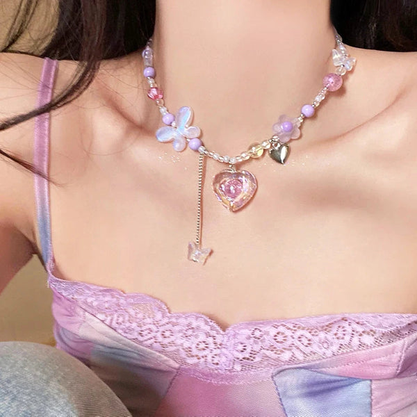 Celestial Dream Heart Necklace