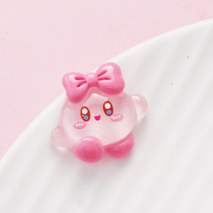 Kawaii Kirby DIY Nail Charms - Juneptune