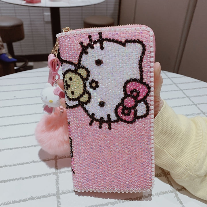 Sanrio Hello Kitty Rhinestone Wallet - Juneptune