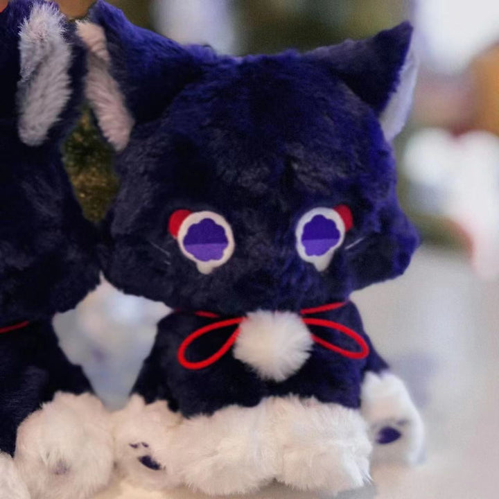 Cute Genshin Impact Scaramouche Cat Plush Doll - Juneptune