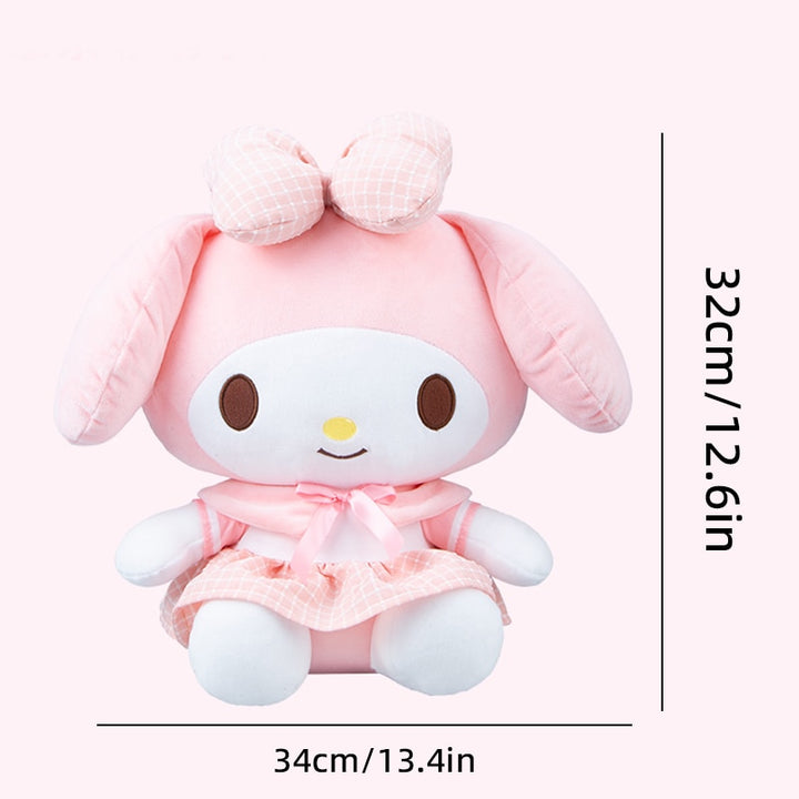 Sanrio My Melody & Hello Kitty Uniform Edition Plush Toy - Juneptune