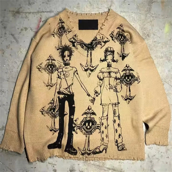 NANA Punk Lovers Retro Sweater