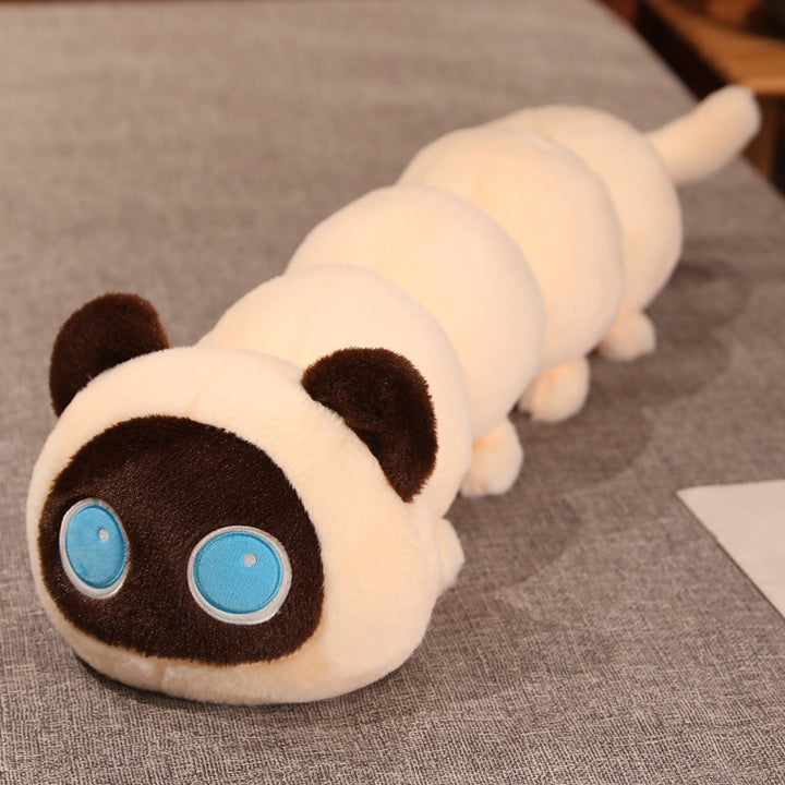 Caterpillar Cat Soft Pillow Plush Toy - Juneptune