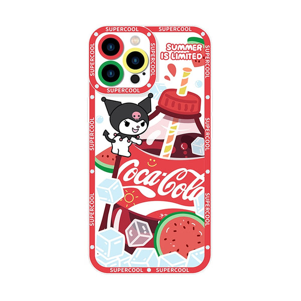 Sanrio Soda Themed Samsung Silicone Phone Case - Juneptune