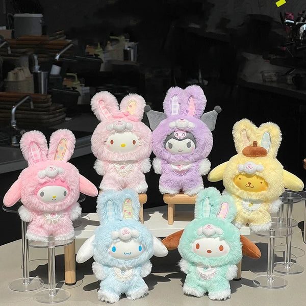 Kawaii Mascots Bunny Plush Keychain
