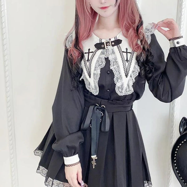 Victorian Nocturne Lolita Blouse