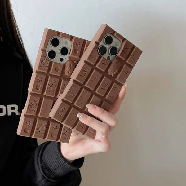 Chocolate Kawaii Mascots iPhone Case