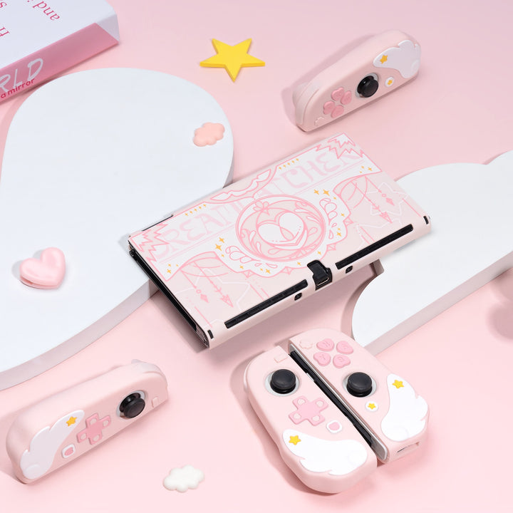 Kawaii Pink Nintendo Switch Protective Case - Juneptune