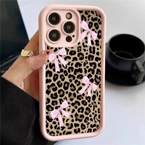 Bow Leopard iPhone Case