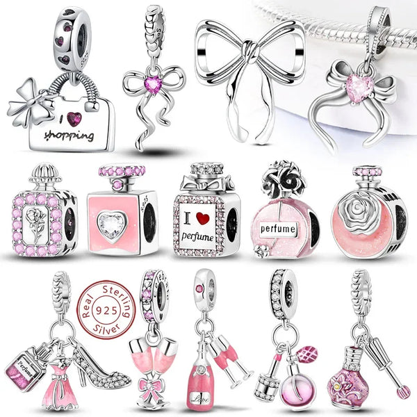 Pretty in Pink Bracelet Charms
