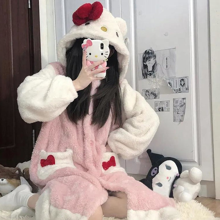 Kawaii Sanrio Hello Kitty Pajama - Juneptune