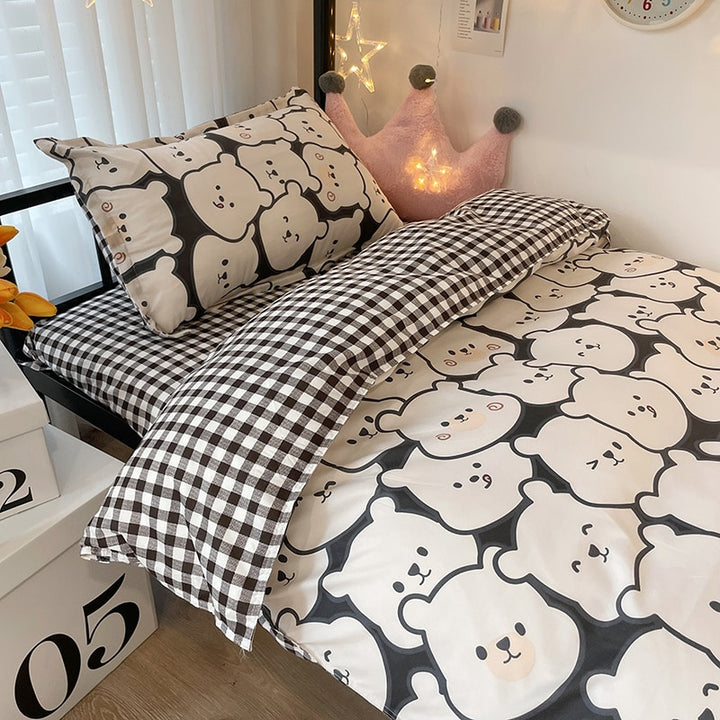 Kawaii Colorful Bedding Set - Juneptune