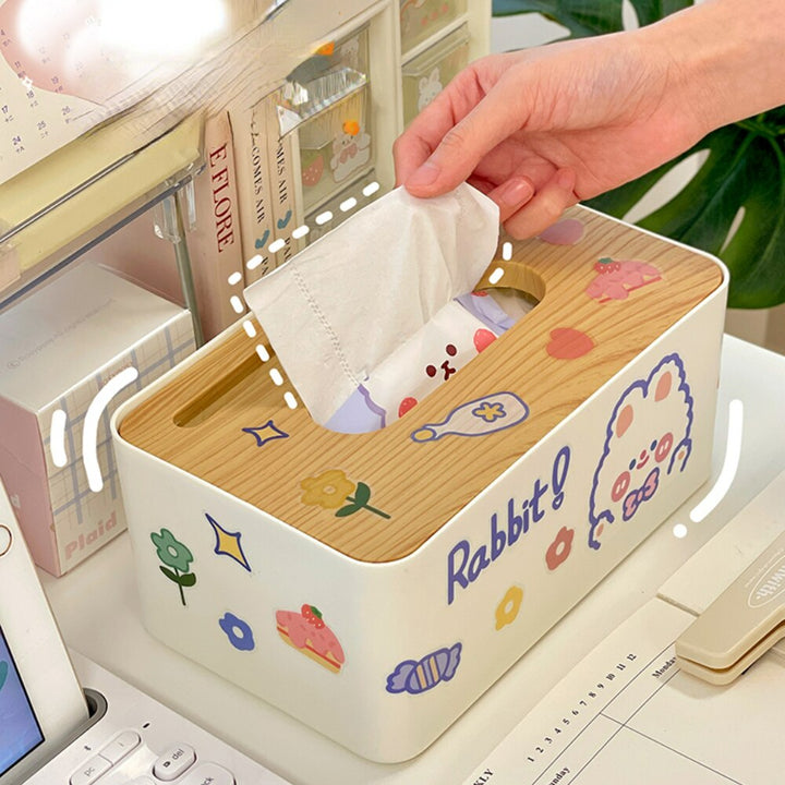 Kawaii Bunny Tissue Box - Juneptune