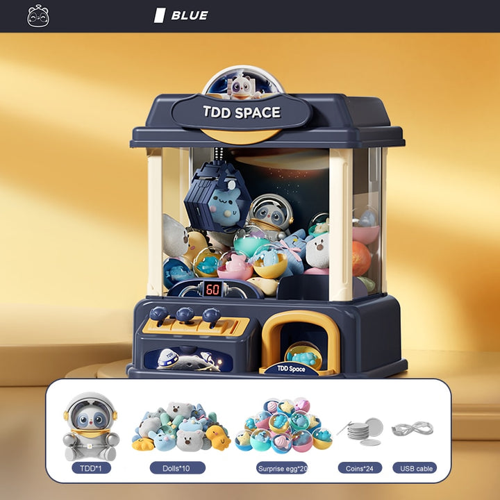 Claw Catcher Doll Machine: Interactive Coin-Operated Toy - Juneptune