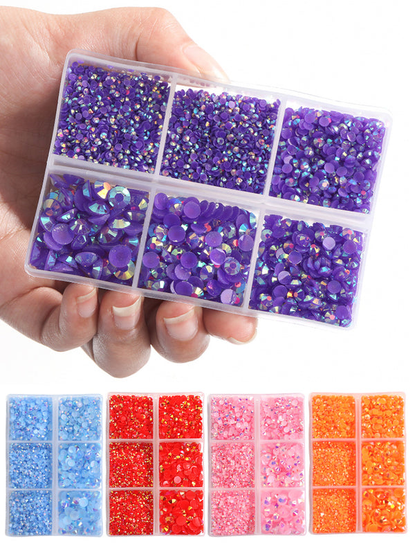 Resin Rhinestones DIY Nail Art Kit - Juneptune