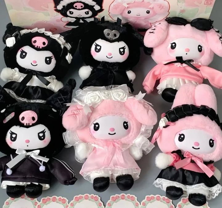 Kawaii Mascots Goth Bunny & Melody Angel Garden Series Plush Blind Box