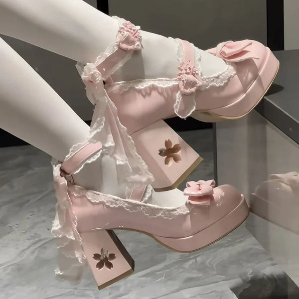 Blossom Princess Lace Heels