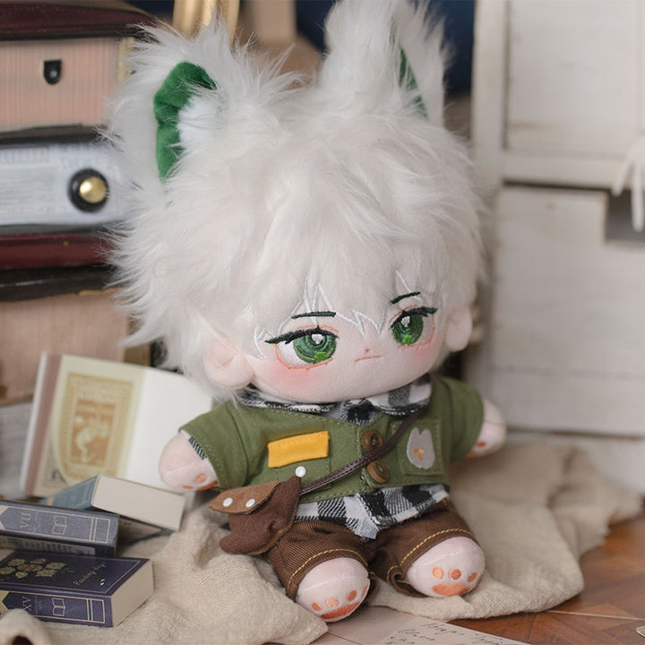 Cute Fluffy Wolf 20cm Plush Doll - Juneptune