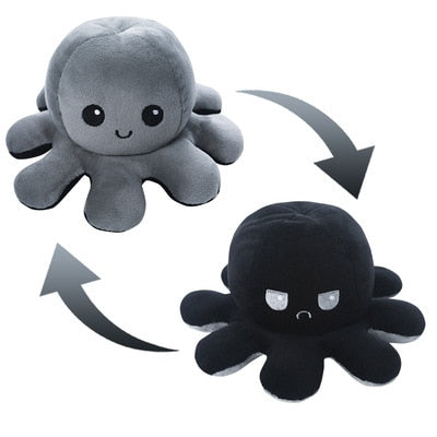 Reversible Cute Octopus Plush Toy - Juneptune