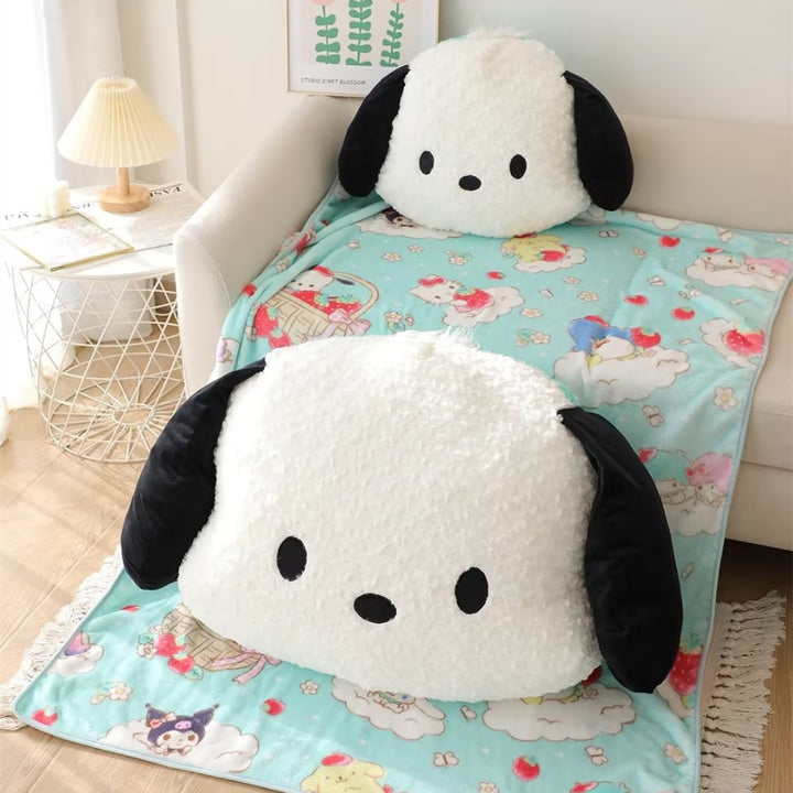 Sanrio Pochacco Safety Car Plush Cover - Juneptune