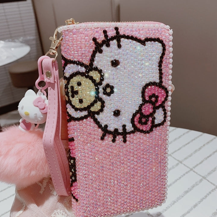 Sanrio Hello Kitty Rhinestone Wallet - Juneptune