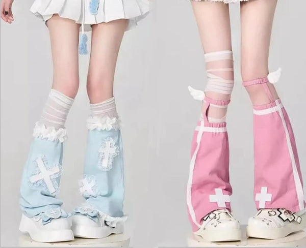 Harajuku Pastel Goth Leg Warmers