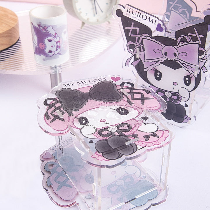 Kawaii Sanrio Kuromi & My Melody Mini Storage Box - Juneptune