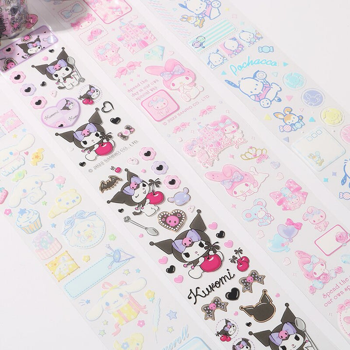 Sanrio Kawaii Sticker Tape - Juneptune