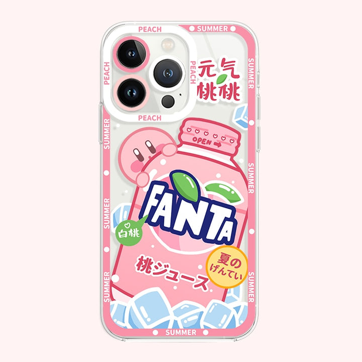 Lovely Kirby Samsung Silicone Protective Phone Case - Juneptune