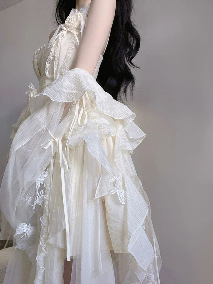 Aesthetic Fairy Floral Dress - Juneptune