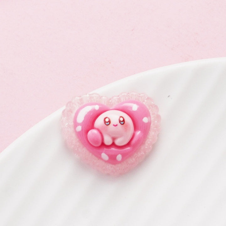 Kawaii Kirby DIY Nail Charms - Juneptune