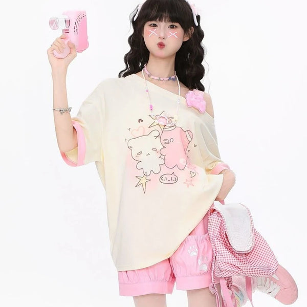Pastel Dreamy Cloud Friend T-Shirt