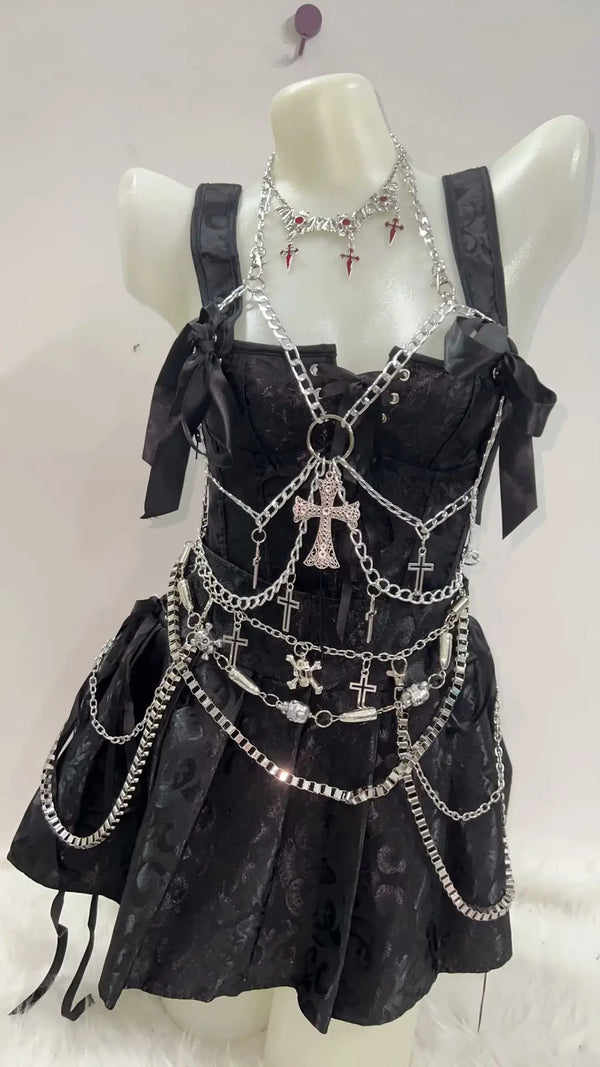 Midnight Chains Gothic Princess Dress