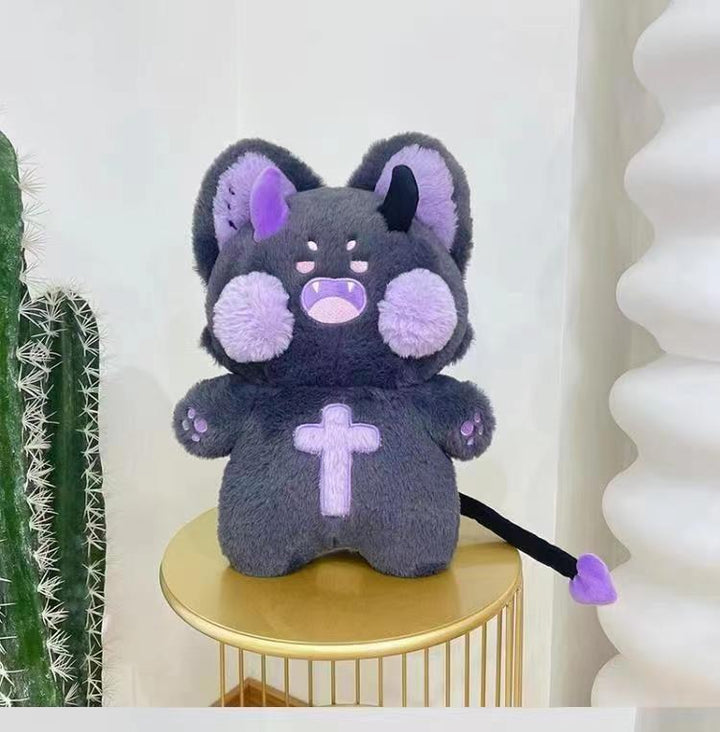 Kawaii Demon Racoon Plushie - Juneptune