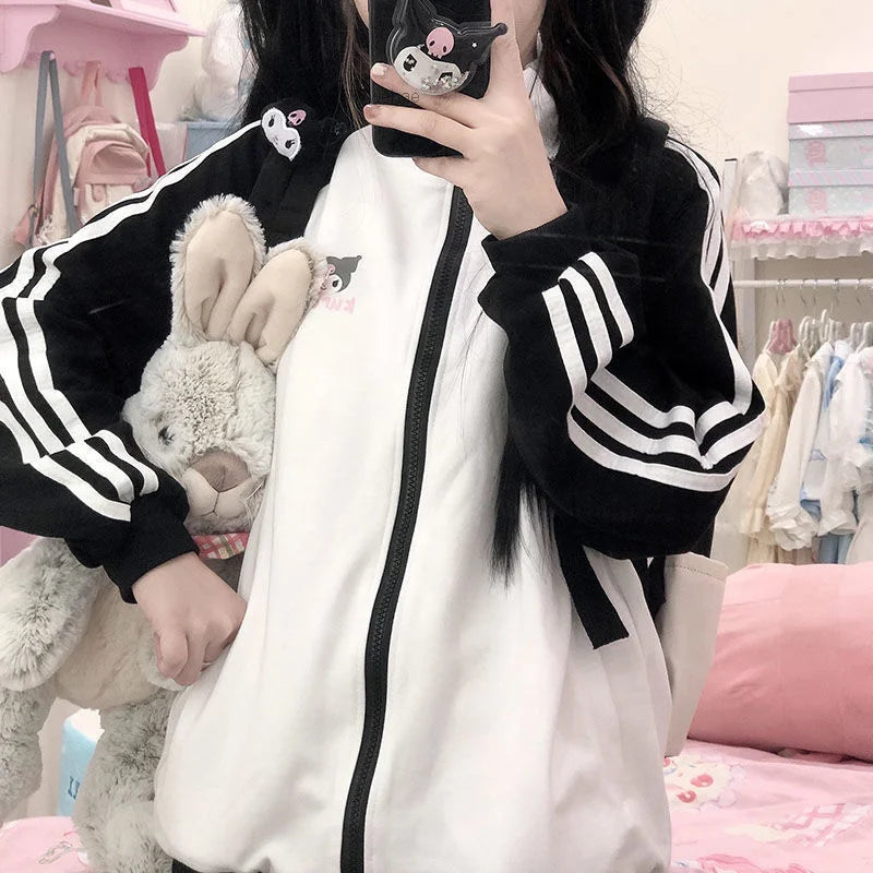 Sanrio Oversized Zip-Up Hoodie – Juneptune