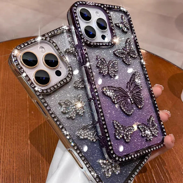 Bling Butterfly iPhone Case