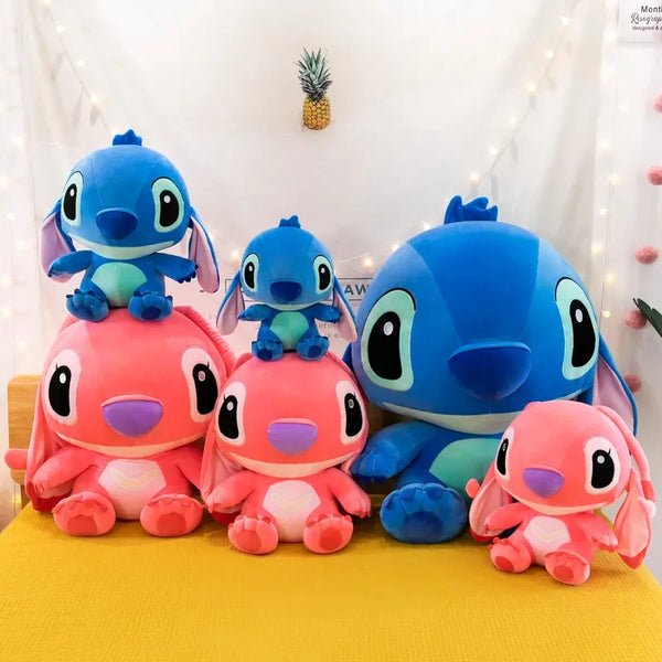 Blue & Pink Stitch Giant Plush Doll