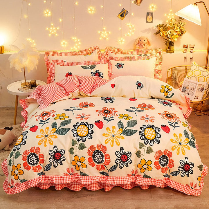 Aesthetic Colorful Bedding Set - Juneptune