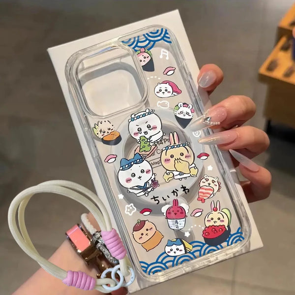 Chiikawa iPhone Case With Strap