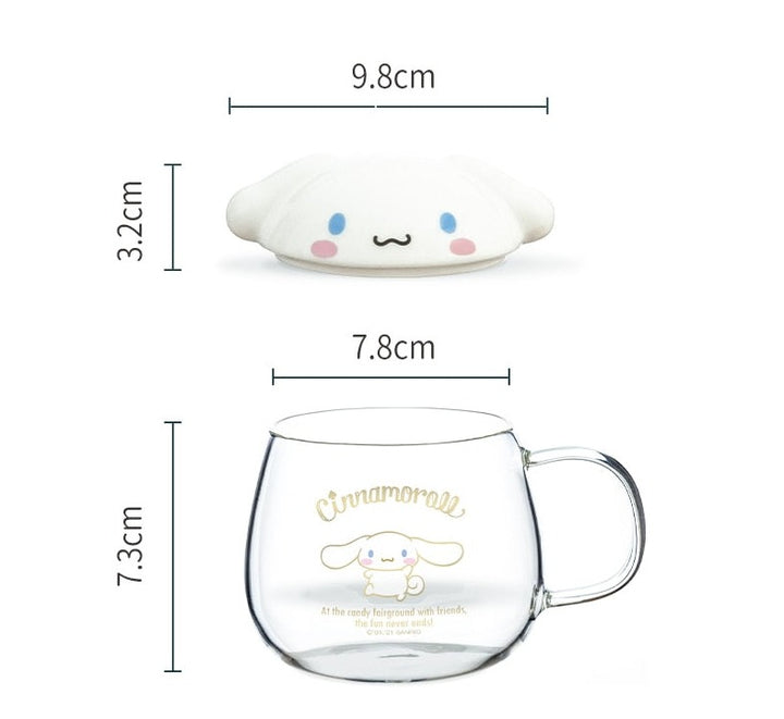 Sanrio Cute Cup With Lid - Juneptune