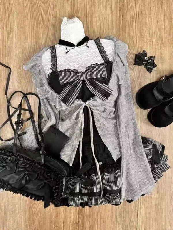 Striped Vintage Outfit Set