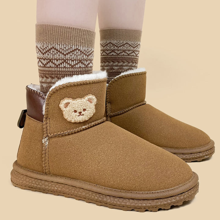 Kawaii Bear Ankle Boots - Juneptune